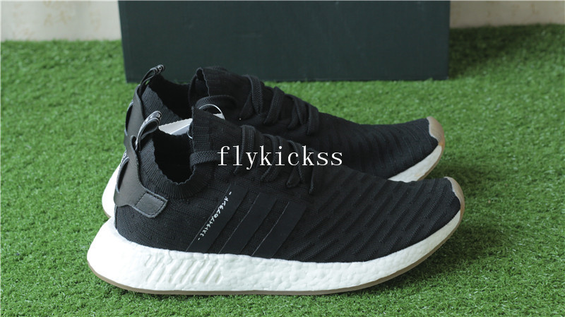 Real Boost Adidas NMD R2 Primeknit Black